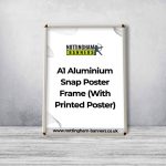A1 Aluminium Snap Poster Frame (With Printed Poster)