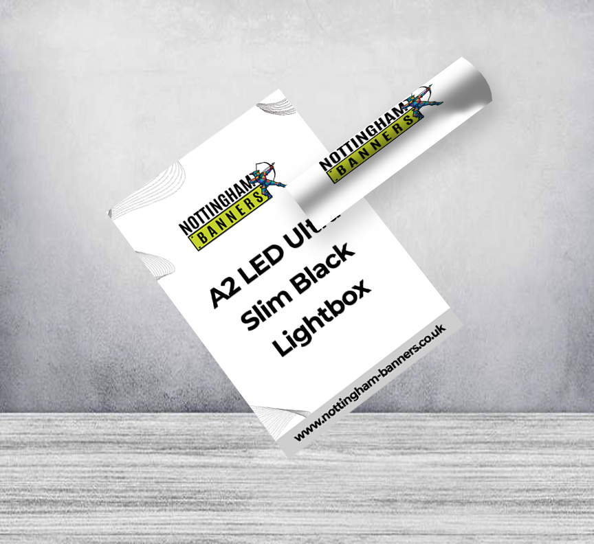 A2 LED Ultra Slim Black Lightbox Replacement Graphics