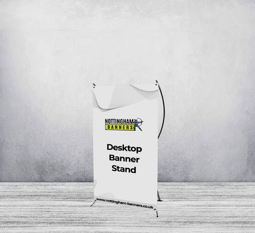 Desktop Banner Stand