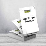 Half Tri Fold Brochure Printing