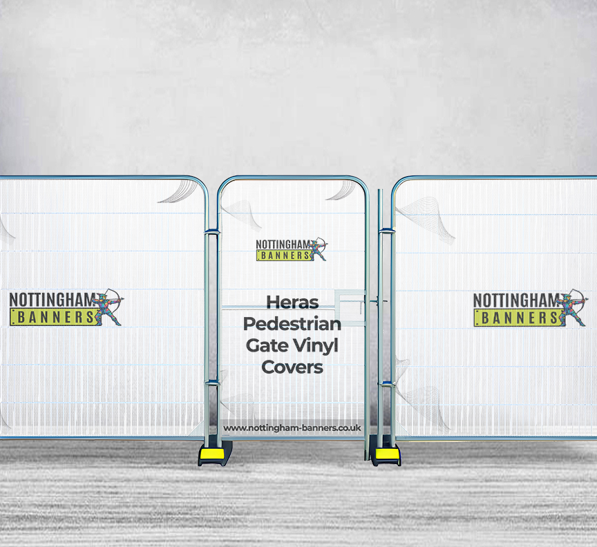 Heras Pedestrian Gate Vinyl Covers