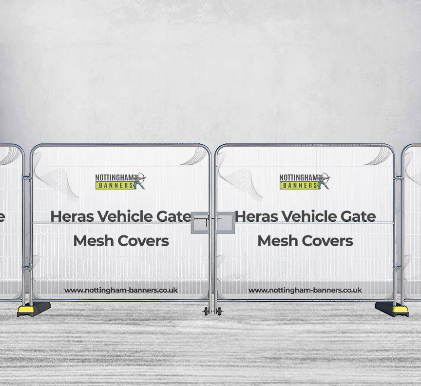 Heras Vehicle Gate Mesh Covers