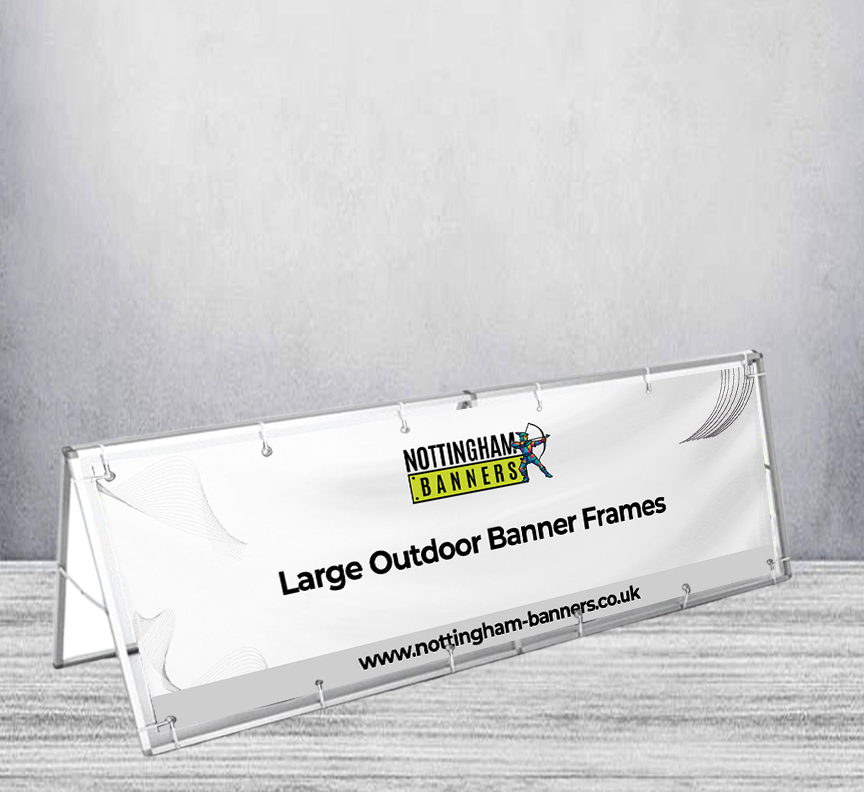 Large Outdoor Banner Frames