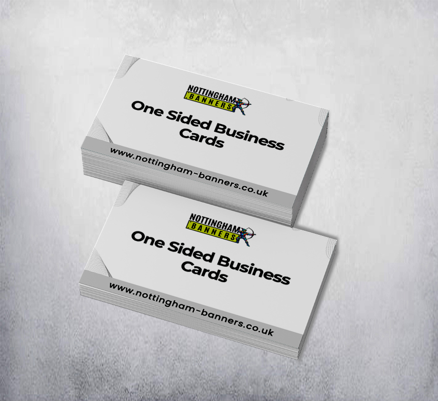 One Sided Business Cards